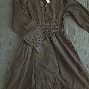 GAP Charcoal V-Neck Dress